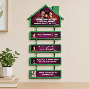 Family Promises Frame with Key Holder