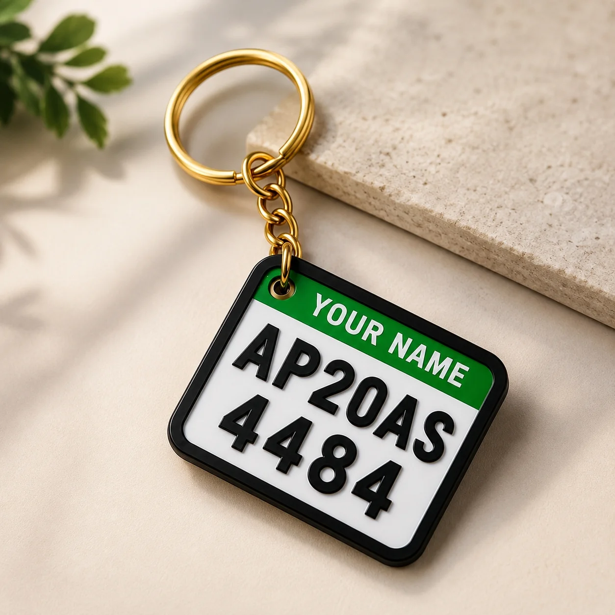 Custom Name 3D Printed Keychain